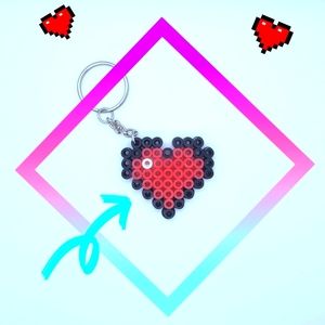 Adorable Kawaii Heart Keychain